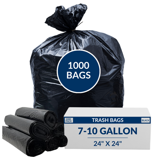 7-10 Gallon High Density Bags - 6 Micron - 1000/Case